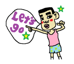 Man bad feeliing cute and fun sticker #5584783