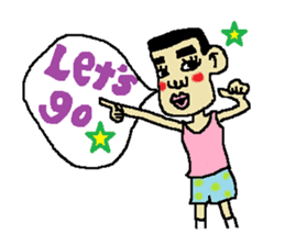Man bad feeliing cute and fun sticker #5584783