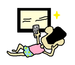 Man bad feeliing cute and fun sticker #5584785