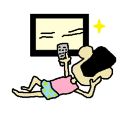 Man bad feeliing cute and fun sticker #5584785