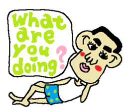 Man bad feeliing cute and fun sticker #5584791