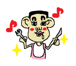 Man bad feeliing cute and fun sticker #5584796