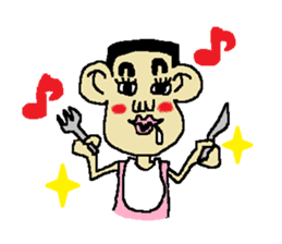 Man bad feeliing cute and fun sticker #5584796