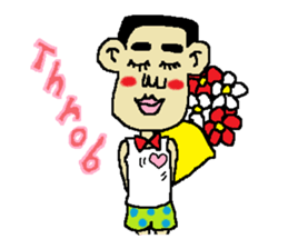 Man bad feeliing cute and fun sticker #5584798