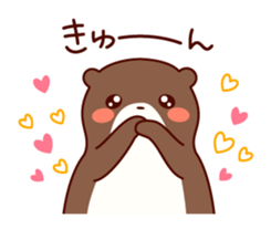 friendly otter sticker #5585272