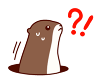 friendly otter sticker #5585273