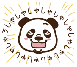 Panda gentlemen's theater. sticker #5586624