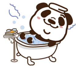 Panda gentlemen's theater. sticker #5586639