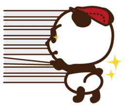 Panda gentlemen's theater. sticker #5586641