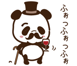 Panda gentlemen's theater. sticker #5586642
