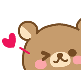 Bear of the big face sticker #5588810