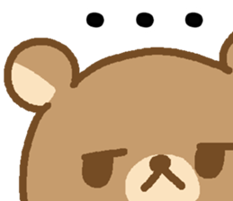 Bear of the big face sticker #5588815