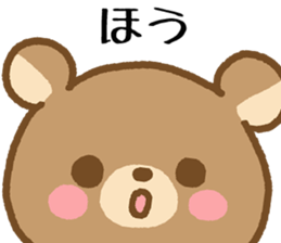 Bear of the big face sticker #5588831