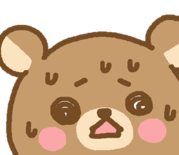 Bear of the big face sticker #5588834