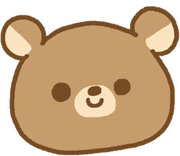 Bear of the big face sticker #5588838