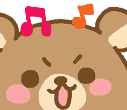 Bear of the big face sticker #5588839