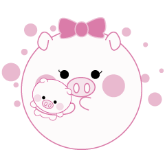 Lovely manmaru pig's 2