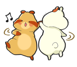 Hamster grand march (No.6) sticker #5590425