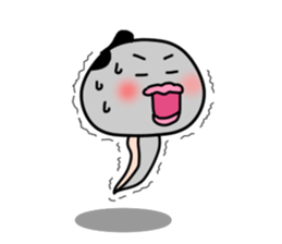 Surprised tadpole sticker #5591102