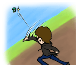 Shine! Useless human!! sticker #5591572