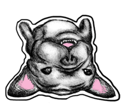 miracle french bulldog sticker!! sticker #5591605