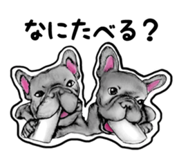 miracle french bulldog sticker!! sticker #5591633