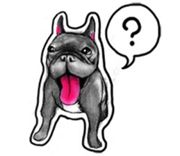 miracle french bulldog sticker!! sticker #5591638