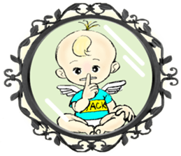 Baby who is in the Magic Mirror sticker #5591927