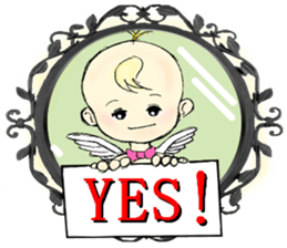 Baby who is in the Magic Mirror sticker #5591929