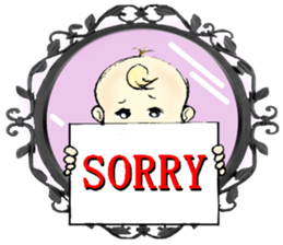 Baby who is in the Magic Mirror sticker #5591931