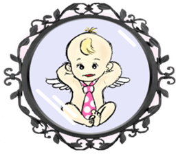 Baby who is in the Magic Mirror sticker #5591932