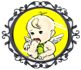 Baby who is in the Magic Mirror sticker #5591935