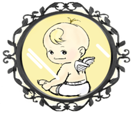 Baby who is in the Magic Mirror sticker #5591936