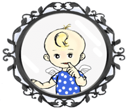 Baby who is in the Magic Mirror sticker #5591939