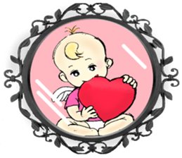 Baby who is in the Magic Mirror sticker #5591940