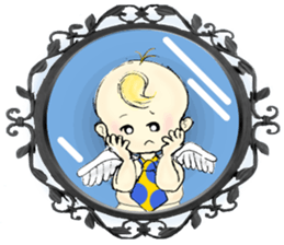 Baby who is in the Magic Mirror sticker #5591954