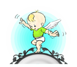 Baby who is in the Magic Mirror sticker #5591955