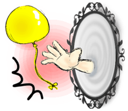 Baby who is in the Magic Mirror sticker #5591956