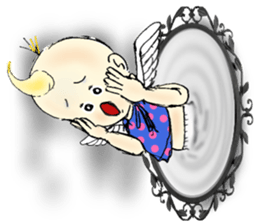 Baby who is in the Magic Mirror sticker #5591957