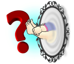 Baby who is in the Magic Mirror sticker #5591958