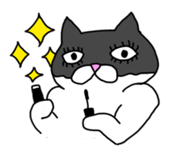 Yasagure cats sticker #5592213