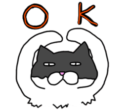 Yasagure cats sticker #5592217