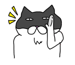 Yasagure cats sticker #5592219