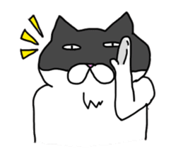 Yasagure cats sticker #5592219