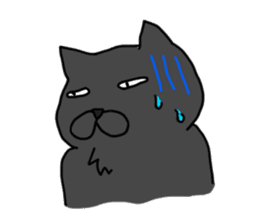 Yasagure cats sticker #5592220