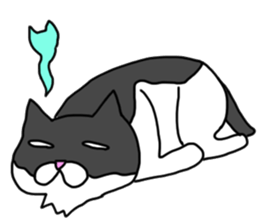 Yasagure cats sticker #5592225