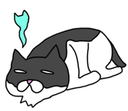 Yasagure cats sticker #5592225