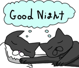 Yasagure cats sticker #5592236