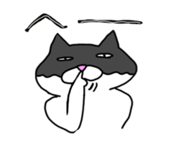 Yasagure cats sticker #5592243