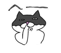 Yasagure cats sticker #5592243